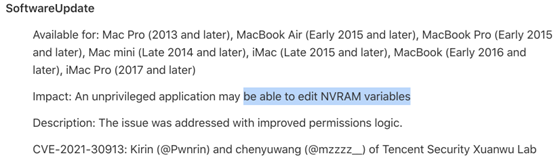 Figure 7. CVE-2021-30913 details