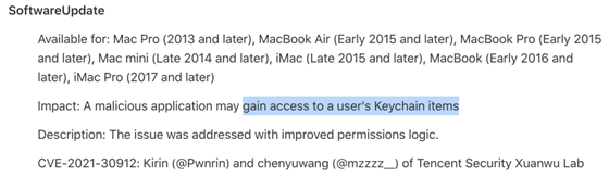 Figure 9. CVE-2021-30912 details