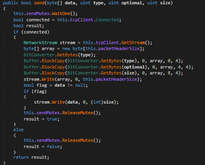 Figure 23. Packet creation for requests