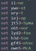 Figure 14. Code snippet showing YourCyanide stopping services and security software