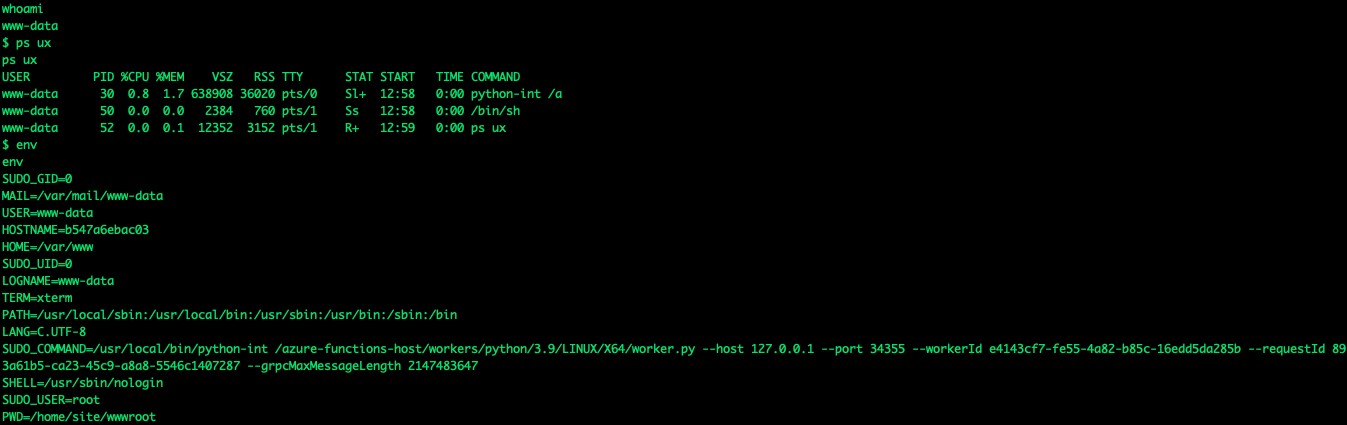 Figure 9. Running python worker without additional environmental variables