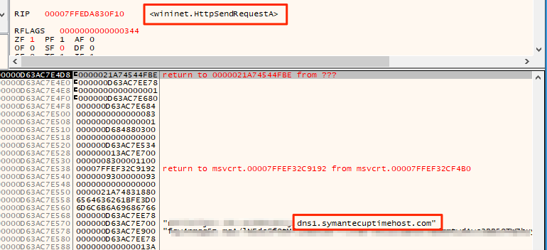 Figure 14. Brute Ratel Process performing C&C Communication via DNS over HTTPS (DoH). The threat was contained before any final actions could be taken. 