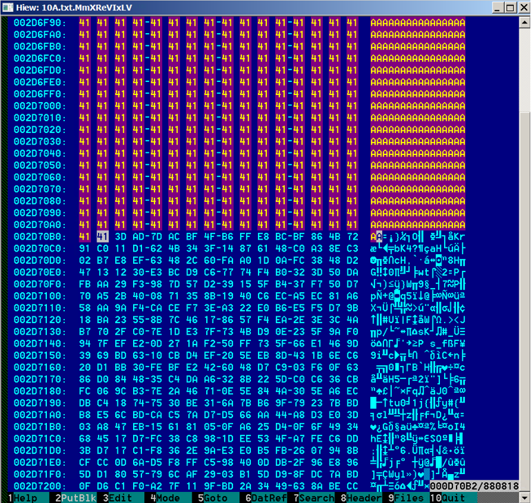 880,818 bytes (equivalent to 1% of the file) encrypted