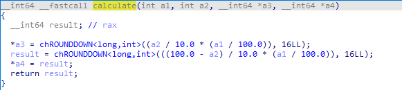 The calculation of N bytes used for intermittent encryption used by Royal ransomware