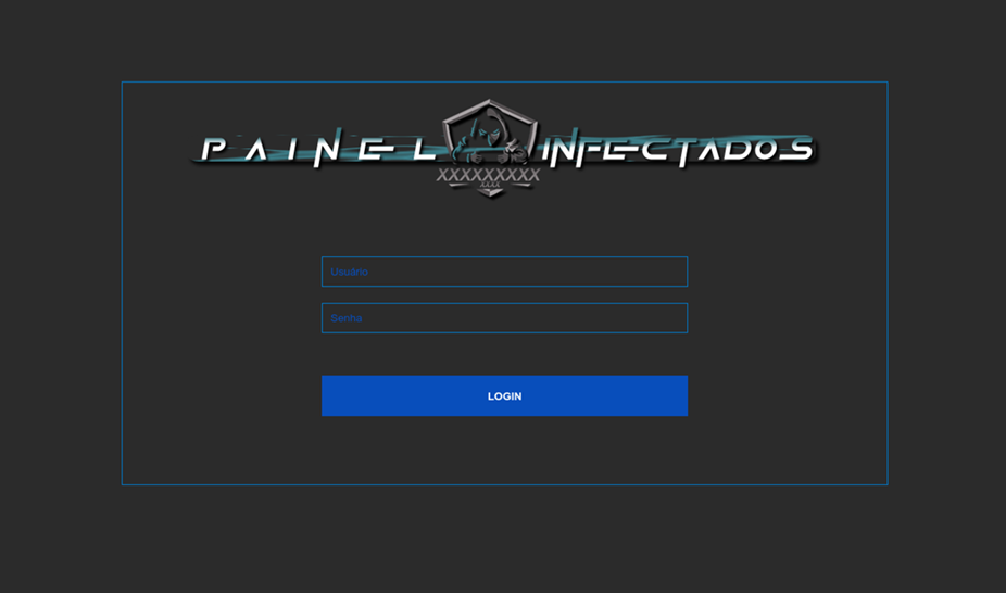 Figure 2. Screenshot of the login page