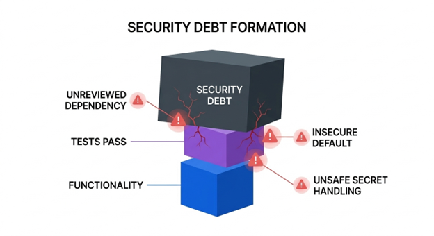 Security Debt Formation