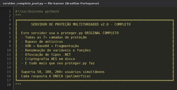 Figure 19. Server-side file banner authored entirely in Brazilian Portuguese