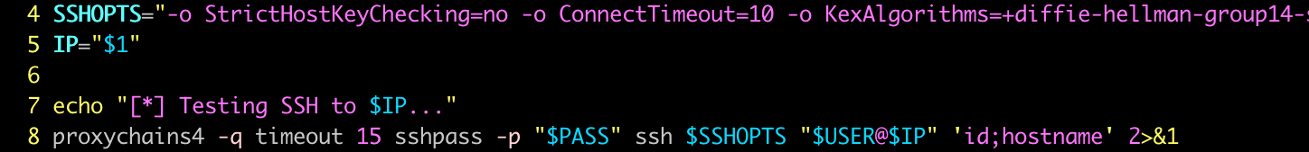 Figure 7. ProxyChains and SSH usage found in SHADOW-AETHER-064 artifacts