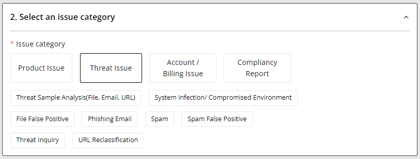 Threat Issue