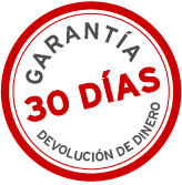 Garantía de 30 días o la devolución de su dinero