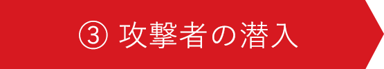 攻撃者の潜入