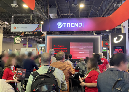 参加型のセキュリティチャレンジブース