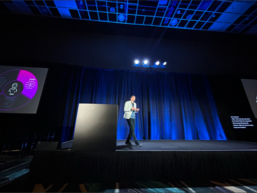 トレンドマイクロUSのFernando氏によるセッションの様子