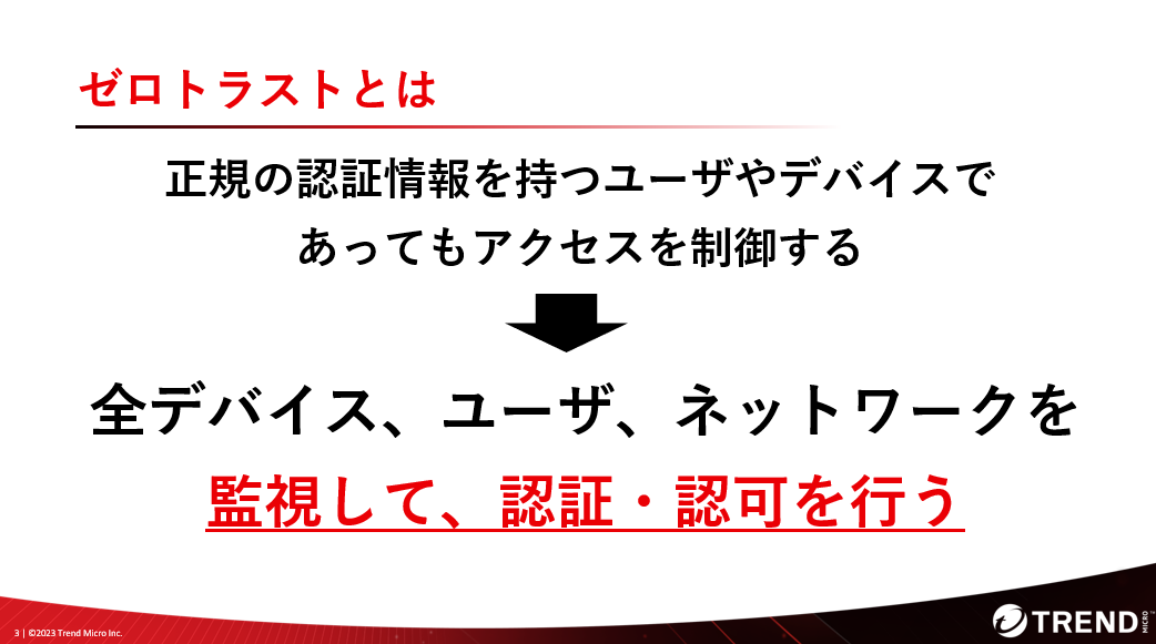 図1：ゼロトラストとは