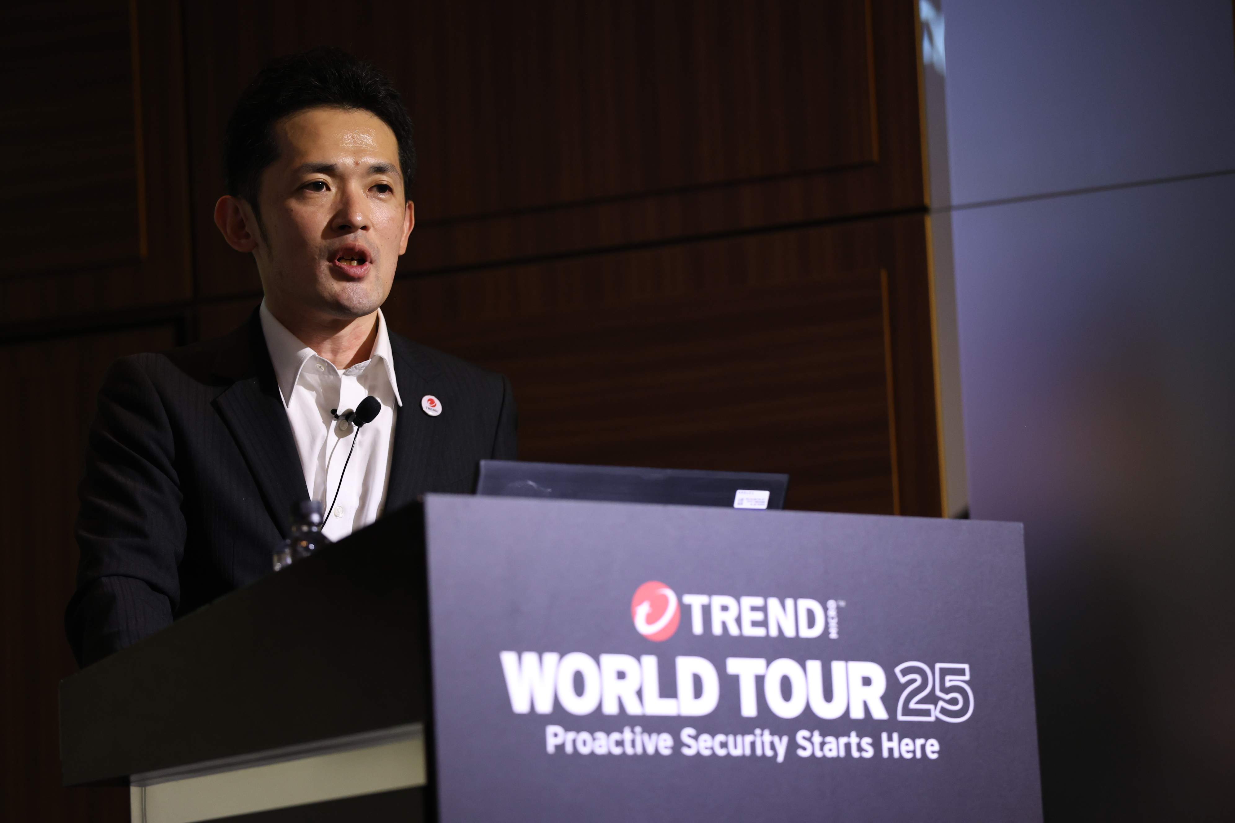 写真：トレンドマイクロ プラットフォームイネーブルメント部  プラットフォームマーケティンググループ 児玉 典晃（こだま・のりあき）
