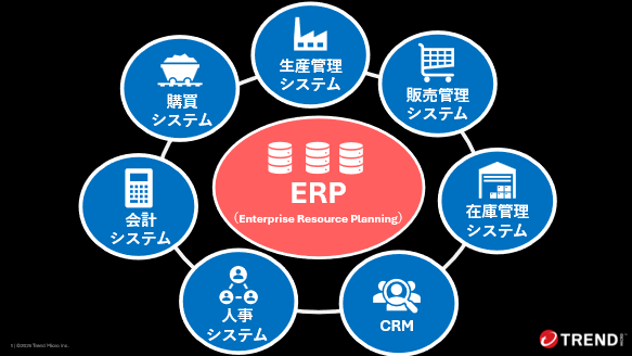 図：ERPのイメージ図