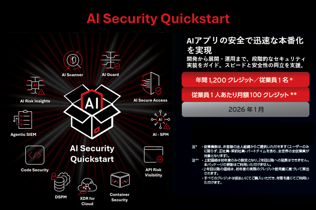 2026年に新たにリリースされる「AI Security Quickstart」