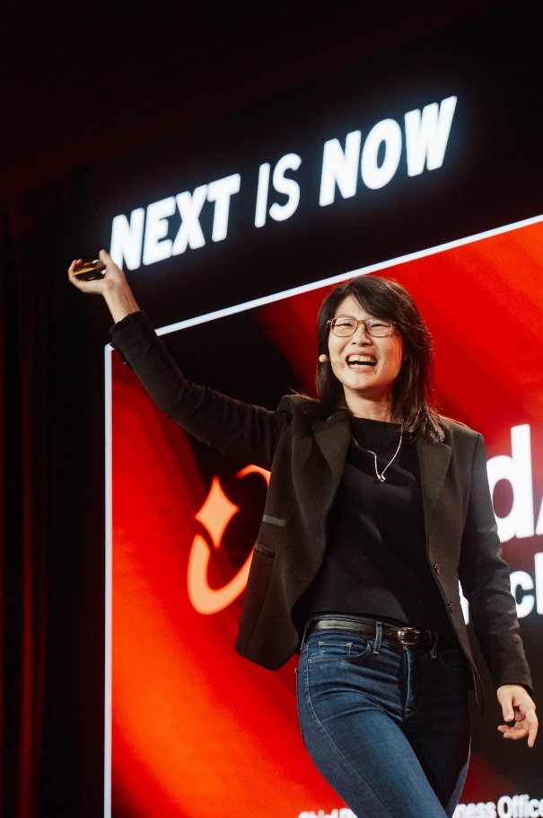 写真：CPBO（Chief Platform & Business Officer）、TrendAIのリーダー、Rachel Jin（レイチェル・ジン）