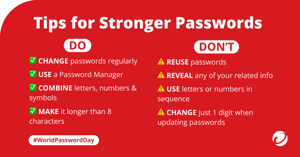 Tips for stronger password